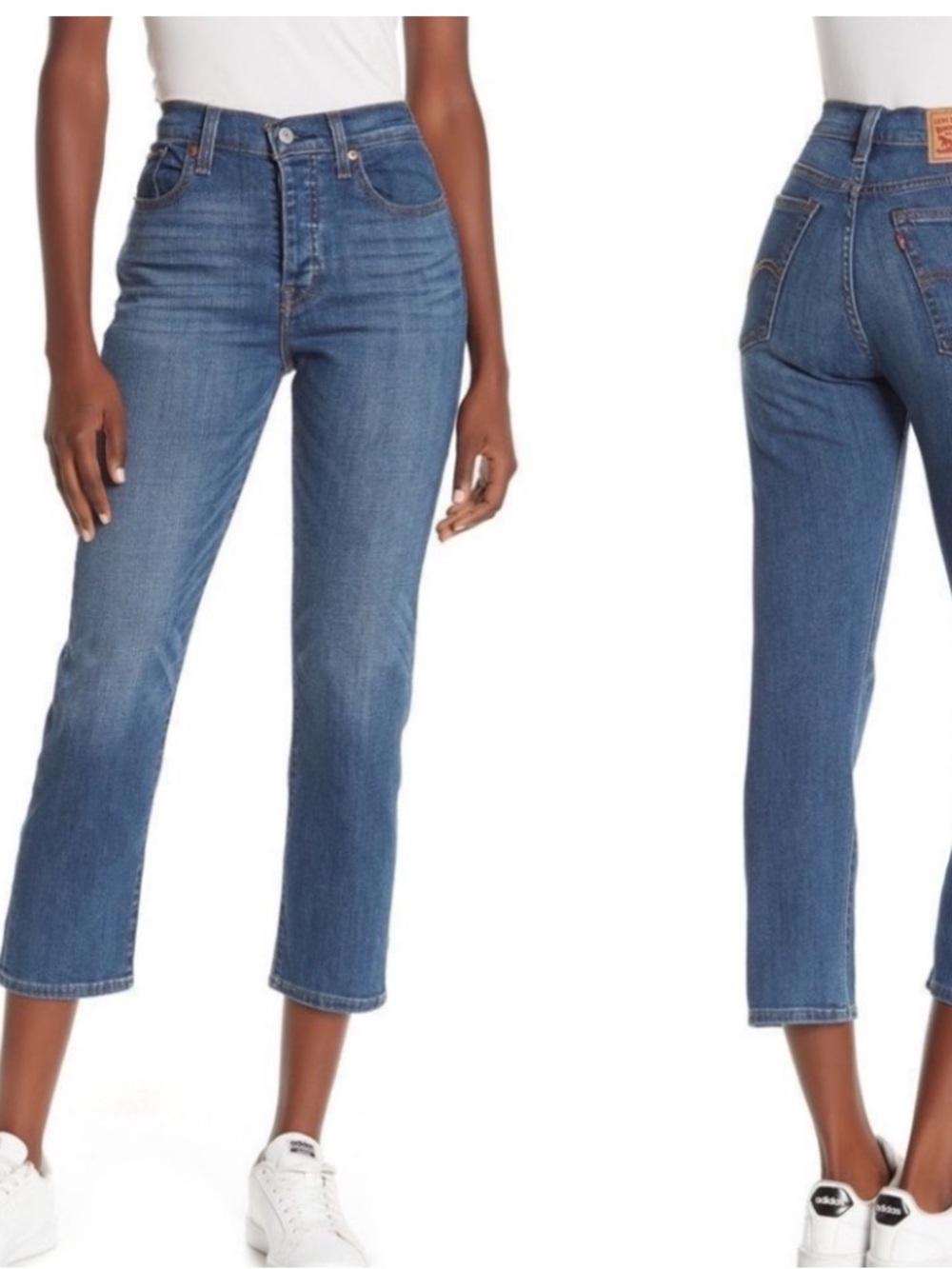Levis Premium Denim Wedgie Straight Light Wash Buttonfly Jeans Size 28.